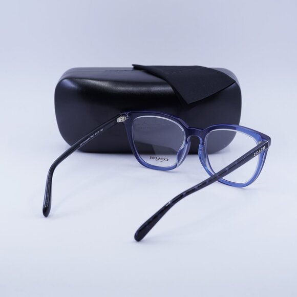 Coach HC6222F 5787 Square Eyeglasses 53mm - Transparent Blue - Picture 10 of 10